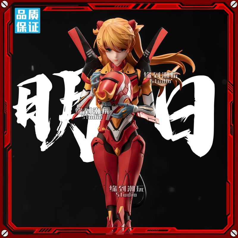 Mecha Asuka [เวอร์ชั่นญี่ปุ่น] คุณภาพ Asuka EVA อะนิเมะอุปกรณ์ต่อพ่วงโต๊ะตกแต่งทํามือโมเดลเล่นอินเทร