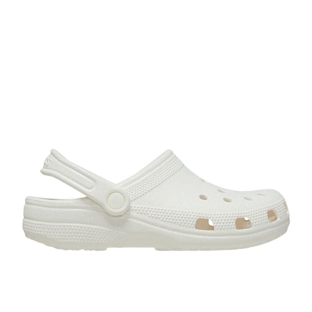 Crocs Classic Glitter Clog White Unused