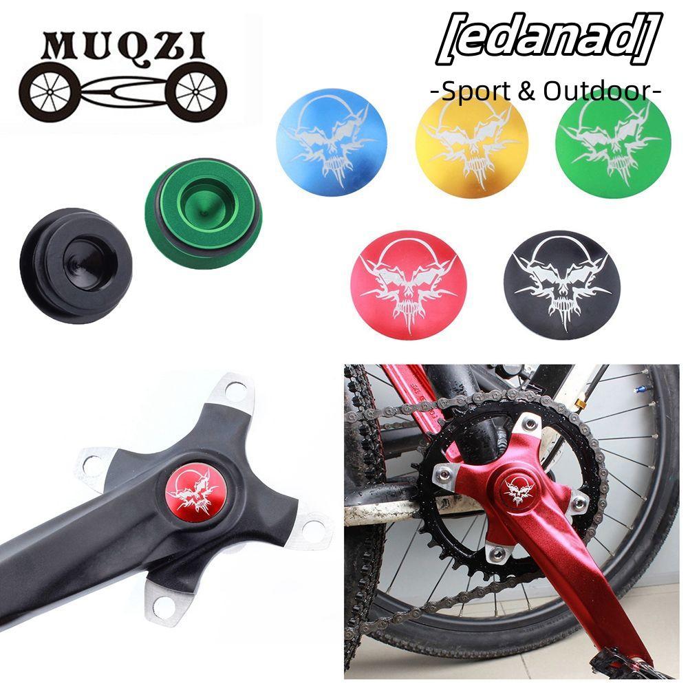 EDANAD Crank Cap MTB จักรยานพับได้อลูมิเนียม One Hollow Crankset ปลั๊กสกรู