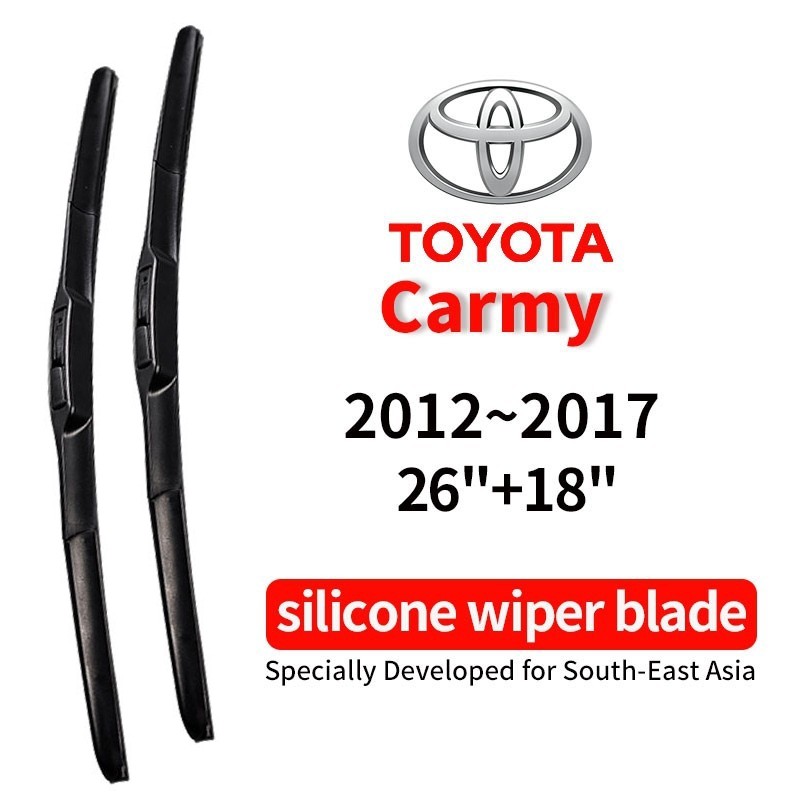 ที่ปัดน้ําฝน Toyota Carmy (2012~2017)26+18in CAMRY ใบปัดน้ําฝนสามส่วน