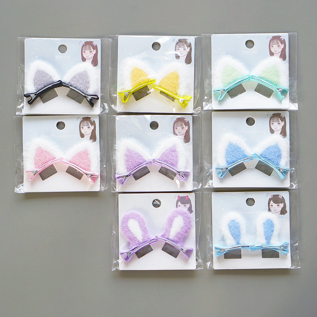[พร้อมส่งในไทย] Cat's Ears & Rabbit's Ears Hair Clip กิ๊บหูแมว กิ๊บหูกระต่าย ของแท้ 100% จากญี่ปุ่น