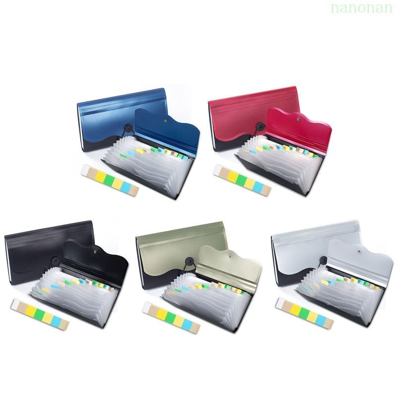 Nan B5 Accordion Folder File Wallet ใบเสร็จสําหรับเคส Multi-layer File Organizer Fold