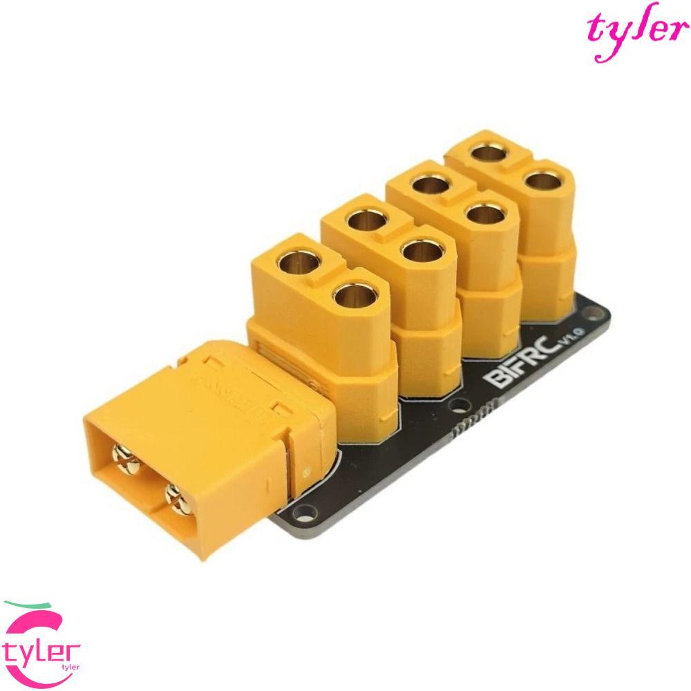 TYLER สูง Current Distribution Board, XT90 Connector 4 ช่องปลั๊ก Power Distribution Board XT60 Conne