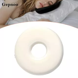 [Gepnoo] หมอนเจาะหูสําหรับเครื่องนอนด้านข้าง, เมมโมรี่โฟมระบายอากาศ, ปลอกซิปแบบถอดได้, บรรเทาอาการปวด, เหมาะสําหรับโฮมออฟฟิศหรือ