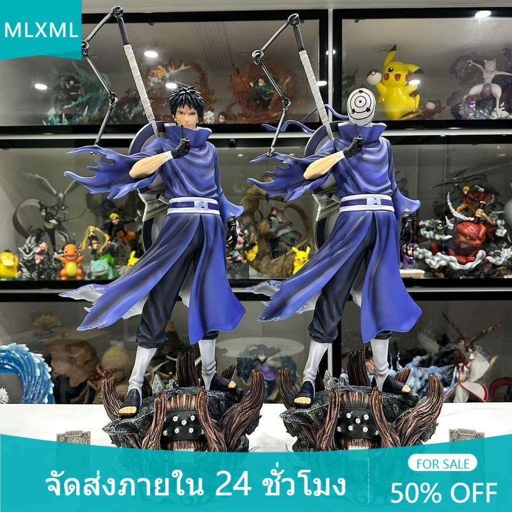 22cm NARUTO Uchiha Obito คอสเพลย์ Hagoromo Action Figure รุ่น Q ตุ๊กตาของขวัญเด็กตกแต่งรถเครื่องประดับของเล่นคอลเลกชันตกแต่งบ้านประติมากรรมตกแต่งขนาดใหญ่ Figurines