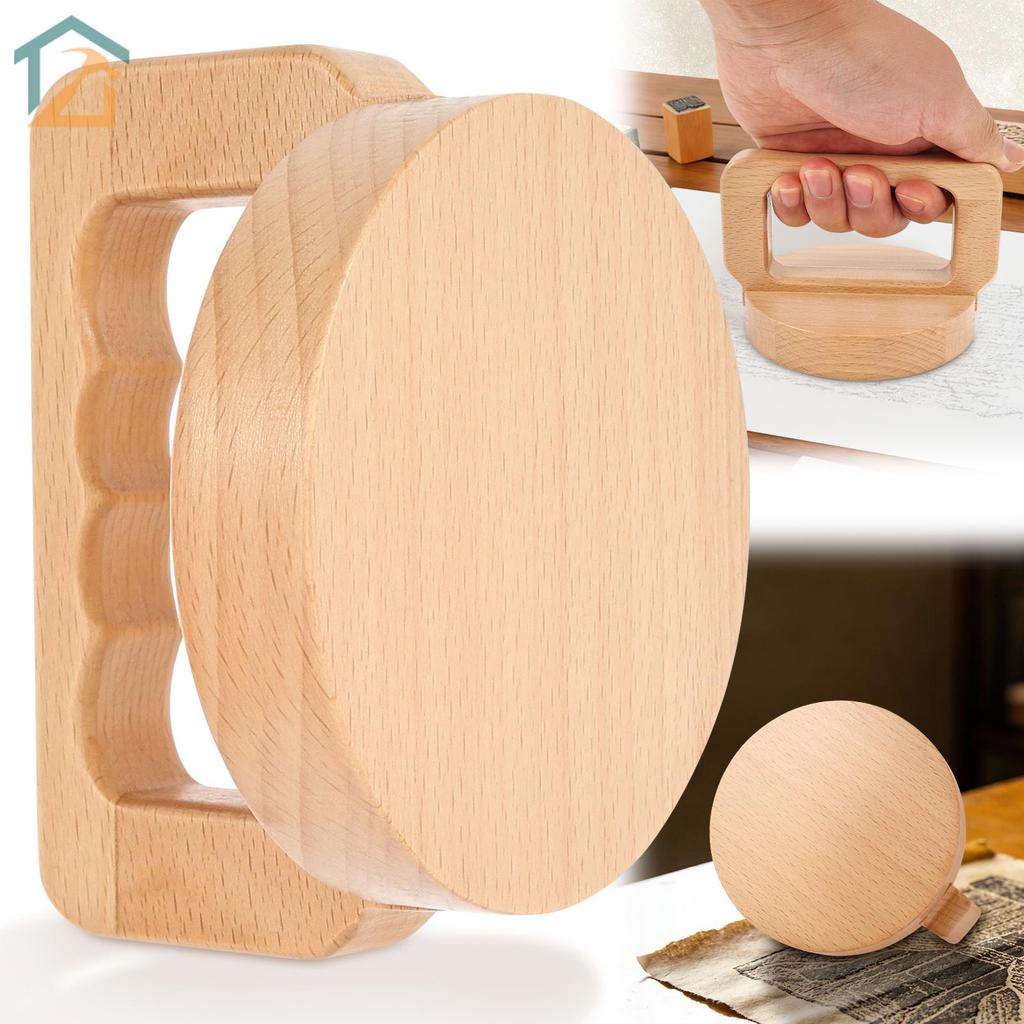 ไม้บล็อกการพิมพ์ Baren สบาย Ergonomic Handle Baren Printmaking เครื่องมือสําหรับ Printmaking SHOPCYC1210