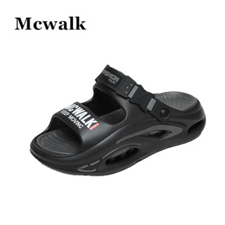 MCWALK รองเท้าแตะ EVA ยูนิเซ็กซ์ กันลื่นพื้นรองเท้า รองรับอุ…