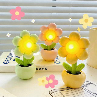 โคมไฟตั้งโต๊ะ รูปดอกไม้ คมไฟกลางคืน DIY ของตกแต่ง ของขวัญสุดสร้างสรรค์ สําหรับตกแต่งห้องนอน