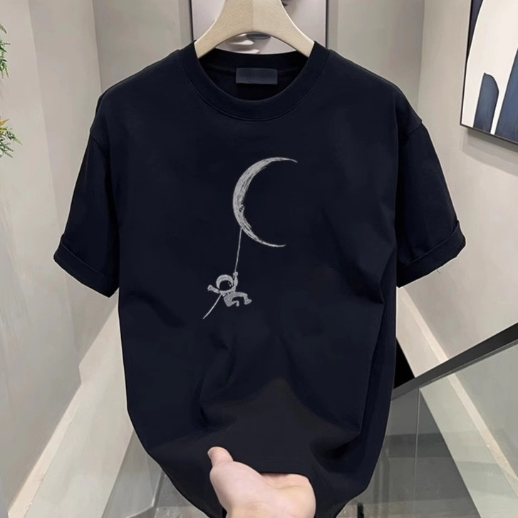 ผู้ชายผู้หญิงTสไตล์เยาวชนเสื้อยืดStreet Ruffian Heavyหล่อฤดูร้อนแขนสั้นTw Matchหลวมผ้าฝ้ายยี่ห้อInsk
