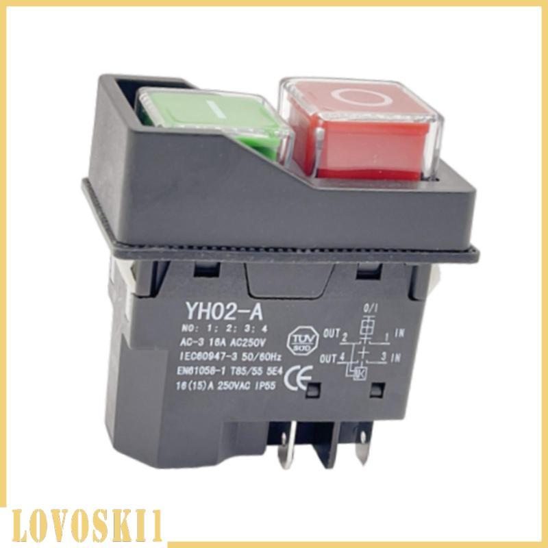 [Lovoski1] สวิตช์แม่เหล็กไฟฟ้า Professional ติดตั้งง่าย Kjd17/yh02-a ปุ่มเครื่องตัดประสิทธิภาพสูงสํา