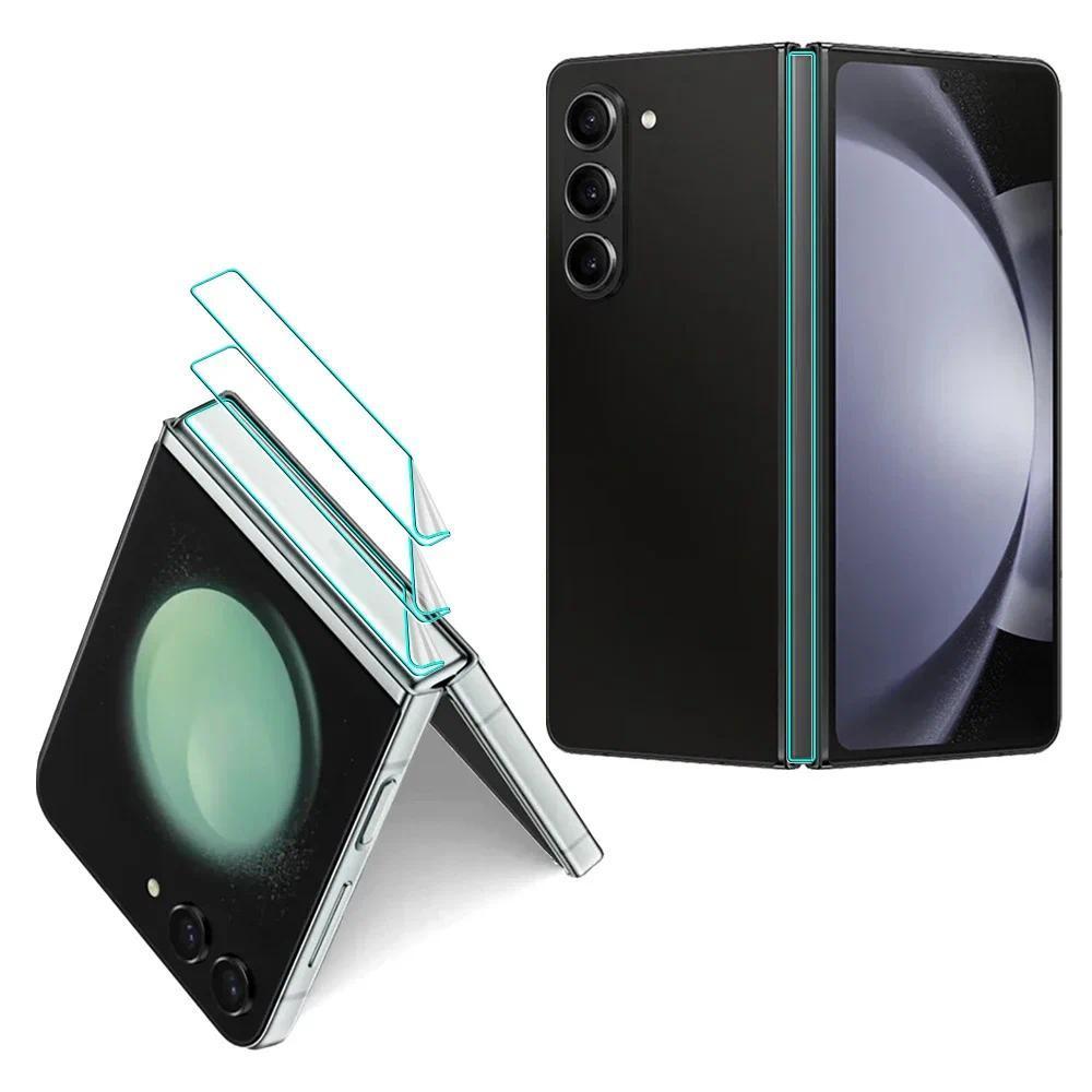SAMSUNG บานพับป้องกันฟิล์มเหมาะสําหรับSamsung Galaxy Z Flip 7 6 5 4 Zพับ 7 6 5 4 Anti-Scratch Borderสติกเกอร์ZFlip7 Fold7 แกนกลางป้องกันฟิล์มHydrogelฟิล์ม ราคา ถูกที่สุด ดีลบีเคเค แกลเลอรีภาพที่ 2