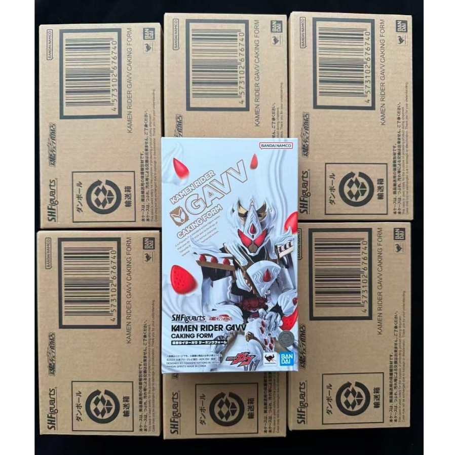 Bandai ของแท้ SHF Soul Limited Kamen Rider gavv Enhanced Form Cake King Form Movable