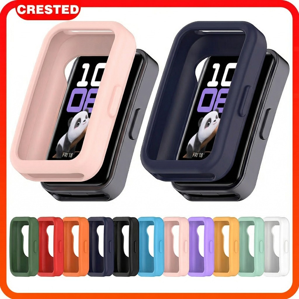 เปลือกยาง for Huawei Band 10 9 8 / NFC ซิลิโคนนุ่มกันชนเปลี่ยนหน้าจอป้องกันกรอบอุปกรณ์เสริม