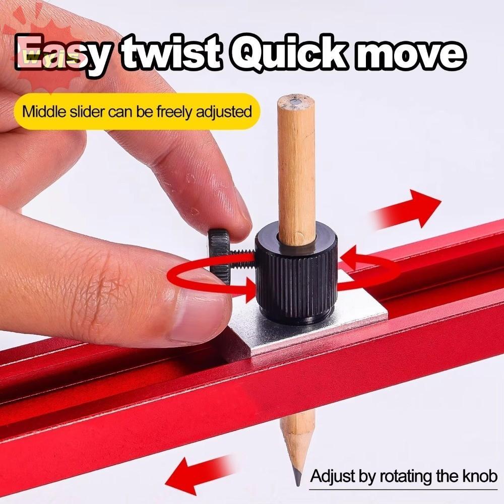 WYJS เครื่องมือขัดโปรไฟล์,ที่ใส่ดินสอแบบปรับได้ DIY วัดคอนทัวร์,การวัดขอบงานไม้อเนกประสงค์