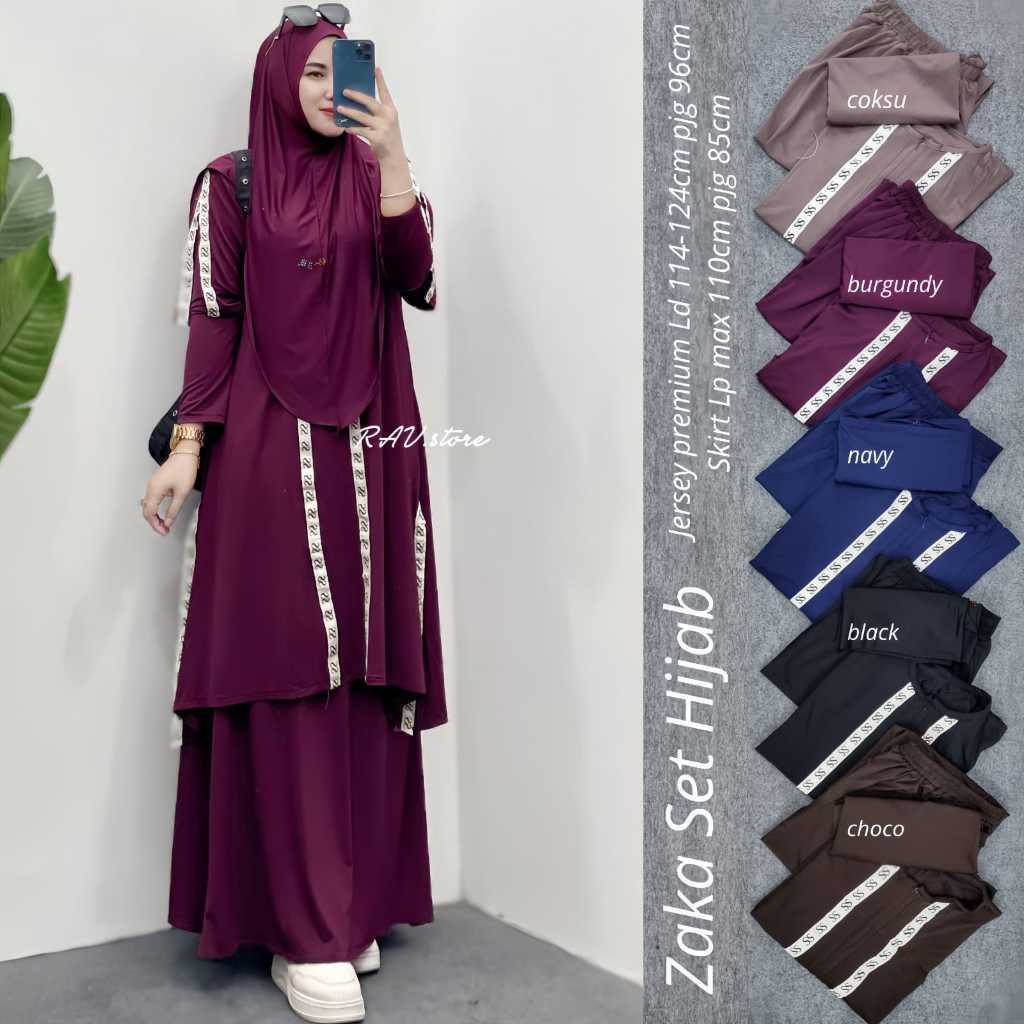 03303 ZAKA SET HIJAB by RaV // NOVIISTUFF