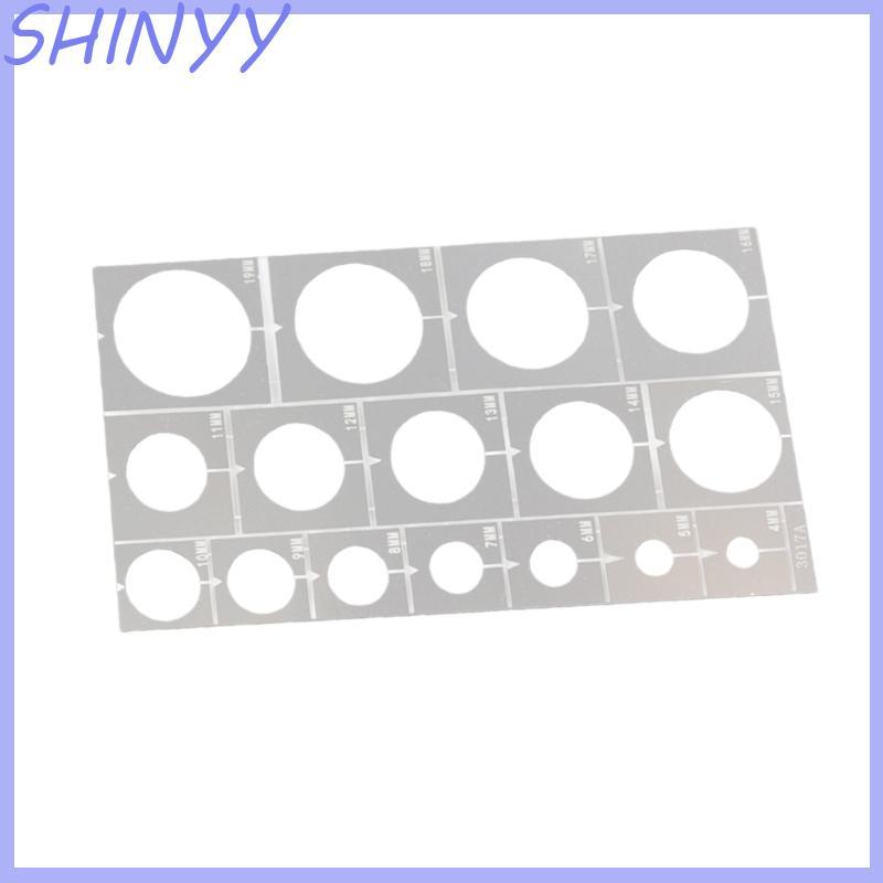 SHI Circle Stencil Model Making Accessories Roadwheel Rims Sprayer Stencil Template