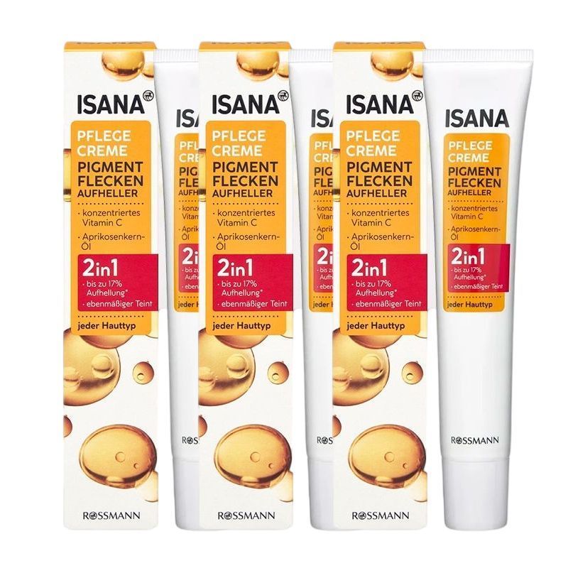 [ภาษีการรับประกัน] เยอรมนี ISANA Blemish-Blemish-Blemish-Brightening Essence 50gVC Coenzyme Q10 Whit