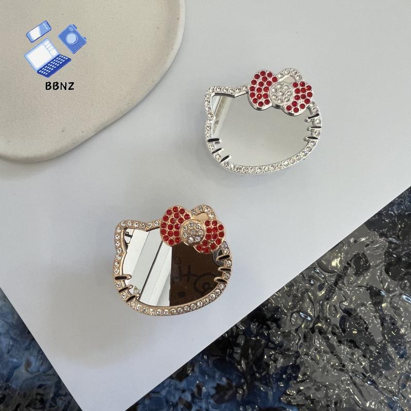 [BBNZ] กระจกเพชร Hello Kitty การ์ตูนน่ารักแมวที่วางโทรศัพท์สมาร์ทขาตั้งโทรศัพท์ Braet สําหรับ Samsung Huawei Xiaomi ViVO TH ราคา ถูกที่สุด ดีลบีเคเค แกลเลอรีภาพที่ 3