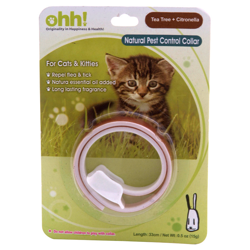 โอ้ปลอกคอสมุนไพรสำหรับแมวทีทรีออยล์ 1ชิ้น(C Ohh Cat Herb Tea Tree Oil Collar 1pcs.(C [หมายเลขบาร์โค้
