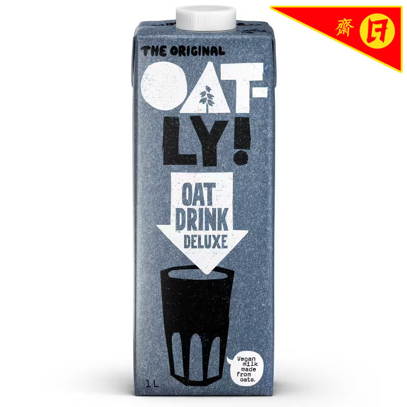 โอ๊ตลี่เครื่องดื่มข้าวโอ๊ตสูตรดีลักซ์ 1ลิตร Oatly Oat Drink Deluxe 1ltr. [หมายเลขบาร์โค้ด 7394376620