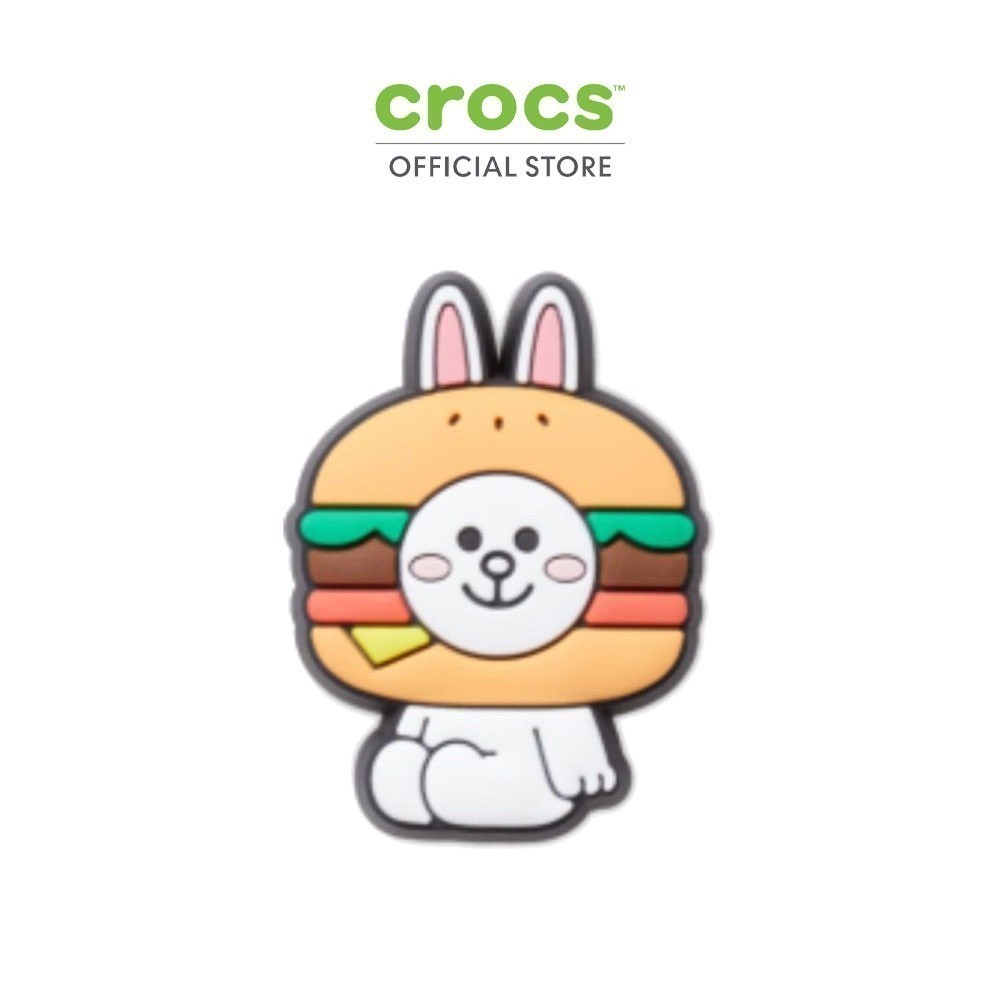CROCS ตัวติดรองเท้า JIBBITZ LINE FRIENDS CONY BURGER รุ่น 10012483