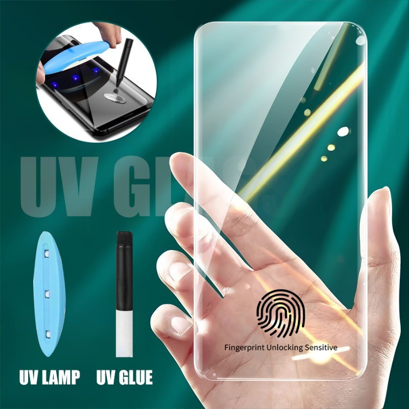 กาวเต็ม UV กระจกนิรภัยป้องกันหน้าจอฟิล์มสําหรับ Xiaomi Mi 15 Ultra 14 13 12 11 Lite Redmi หมายเหตุ 14 13 Pro Plus Poco X7
