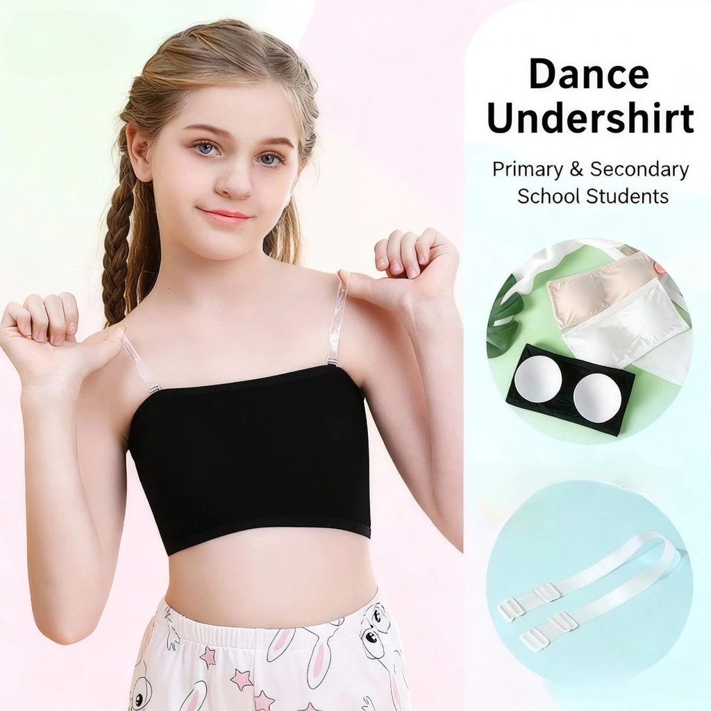 เสื้อสายเดี่ยวเด็กผู้หญิง / เสื้อสวม | Seamless Look ภายใต้เสื้อผ้า Modesty กล้ามสําหรับเต้นรํา, School & Daily Wear