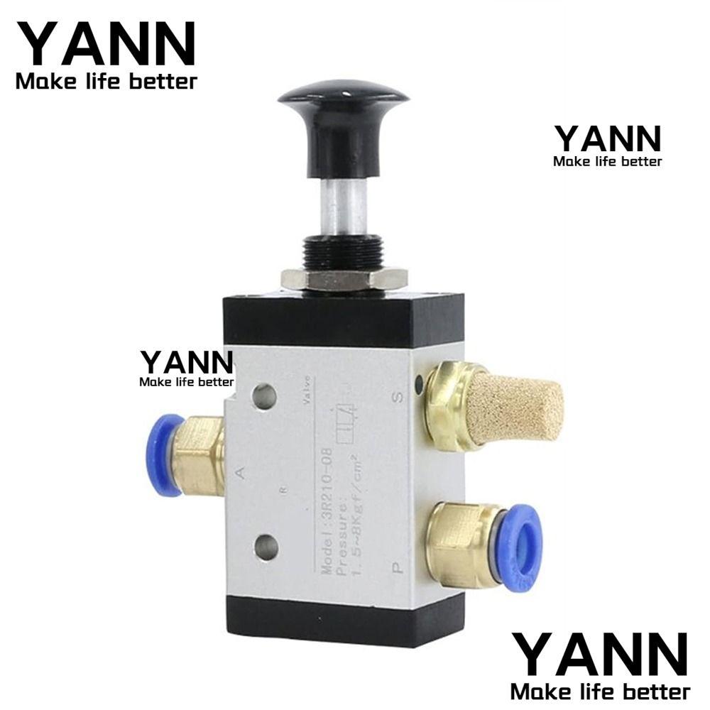 YAN โซลินอยด์วาล์ว, Air Hand Pneumatic 3R210-08, Air Switch Valve 2 ตําแหน่ง 3 ทาง 1/4" PT Controlli