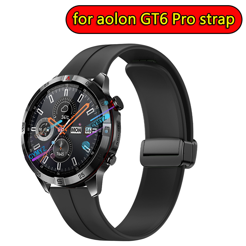 Aolon GT6 Pro strap สายซิลิโคน Aolon GT6 Pro สายสมาร์ทวอทช์ สายรัดข้อมือกีฬา