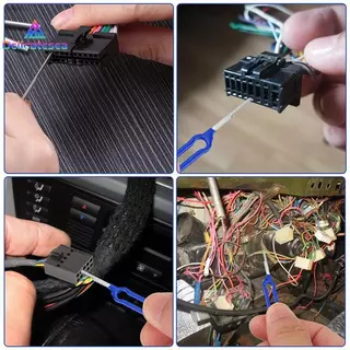 [Delicatesea] 41Pcsprehensive Car Electric Terminal Removal Ejector Tool, Connector Pin Extractor Release Puller สําหรับซ่อมรถยนต์ใหม่