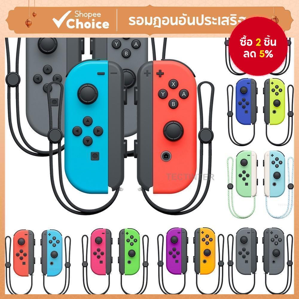  เกมแพดไร้สายบลูทูธคอนโทรลเลอร์สําหรับ Nintendo Switch OLED จอยสติ๊กสําหรับ Nintendo Switch มือซ้ายและขวา