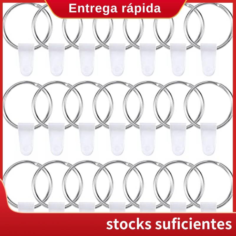 100 ชุดรอบ Split Key Rings พวงกุญแจโลหะ Connector Blanks Key Rings .moirapettyth