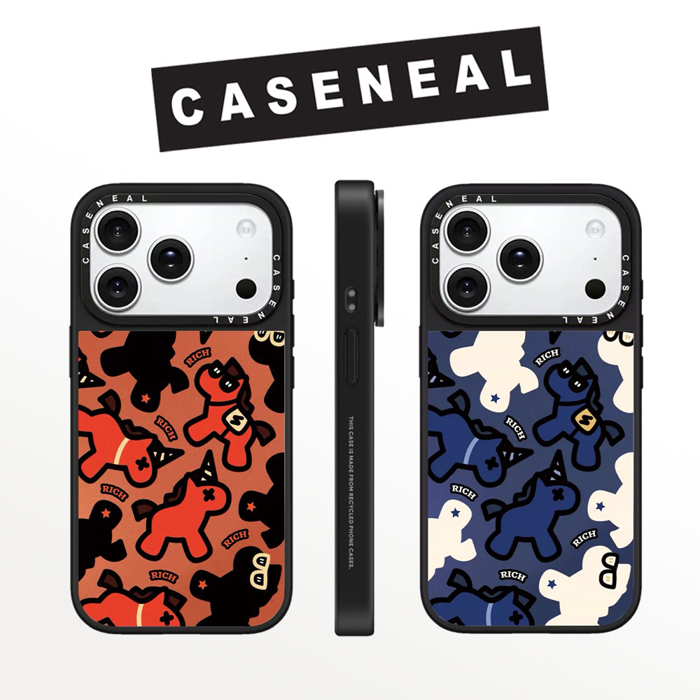 Drop proof CASENEALเคสโทรศัพท์สําหรับiPhone 17ProMax 17pro 17 air 16promax 16 15promax 15 14promax 13 13Promaxเคสแข็งน่ารักม้า12 12PromaxกรณีiPhone 11กรณีคุณภาพสูง