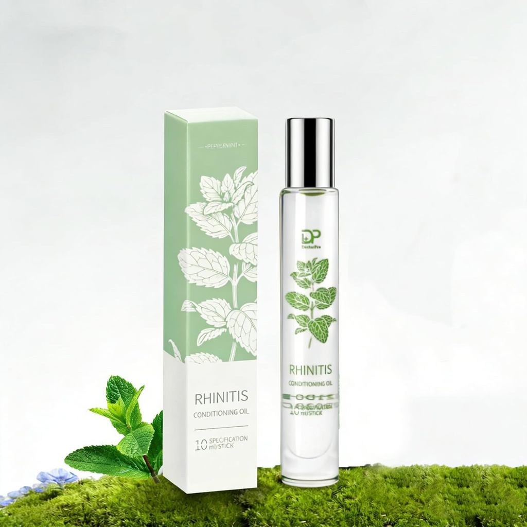 DoctorPro Nasal Essential Oil Roll-On Blend 10ml (.33 fl oz) with Peppermint, Eucalyptus, Magnolia B