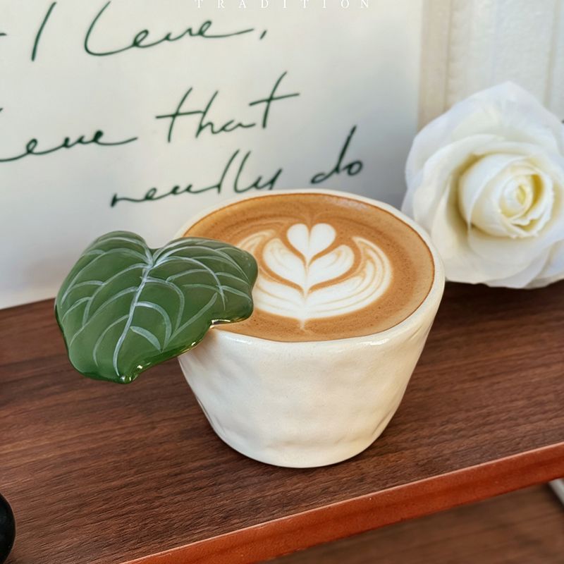 Retro Coffee Ceramic Cup Creative Latte Cup Hand Cup