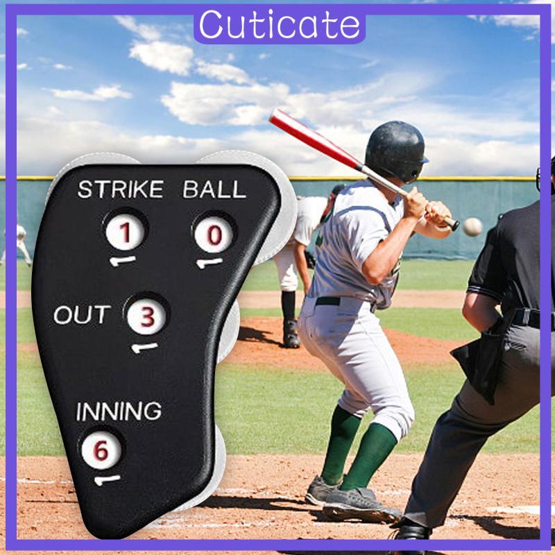[CUTICATE] Baseball Umpire 4 Wheel Softball Umpire Gear Indicator Baseball Umpire อุปกรณ์สําหรับ Bal