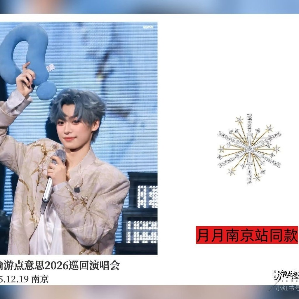 Ziyu ธันวาคมหนานจิงคอนเสิร์ตเข็มกลัด Ziyu Tour Point Meaning 2026 คอนเสิร์ตสถานีหนานจิง