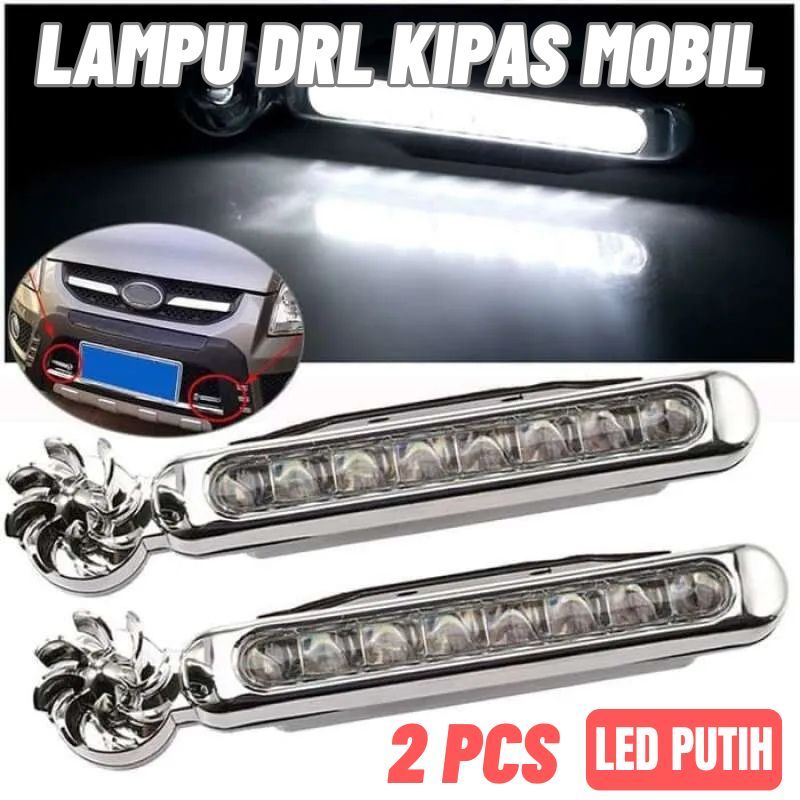 รถ DRL ไฟ พัดลมมอเตอร์ไซค์ รุ่น DRL พัดลม DRL อุปกรณ์เสริมไฟรถยนต์