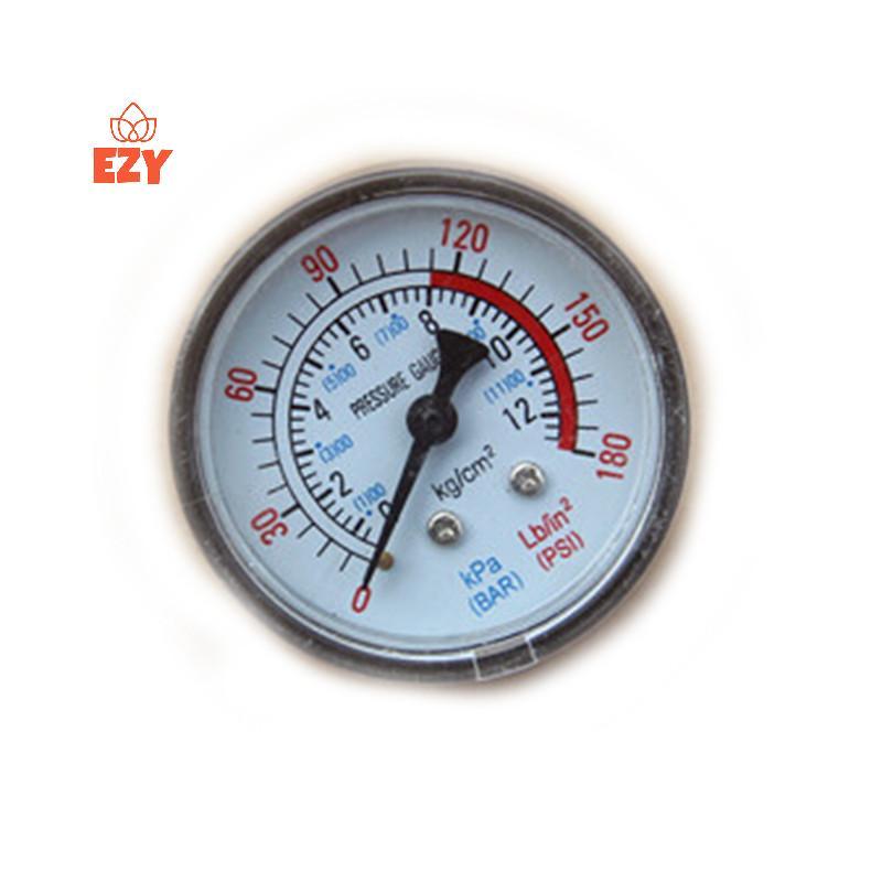 EZY 0-180PSI เครื่องวัดความดันของเหลวไฮดรอลิกนิวเมติก 0-12Bar ใหม่