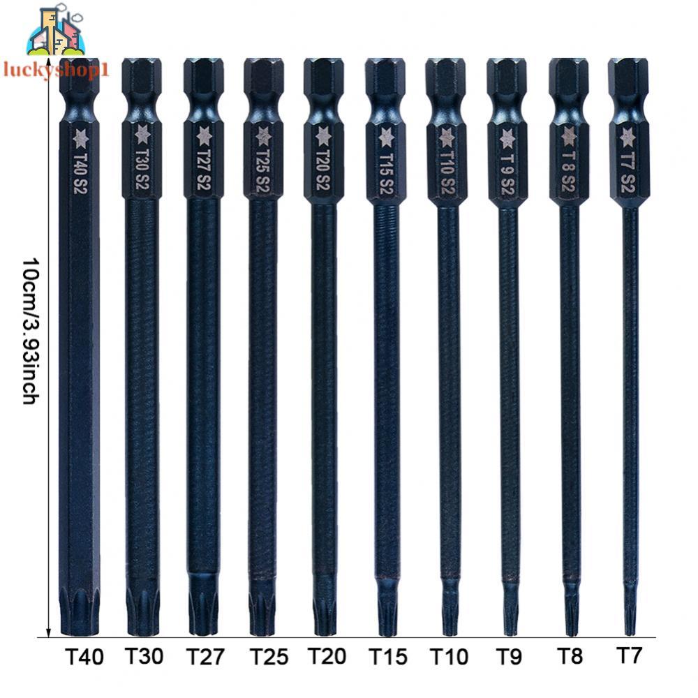คุณภาพที่เหนือกว่า 1 ชิ้น Blue Torx ไขควงชุด Bits พร้อมแม่เหล็กคุณสมบัติ T7 T40