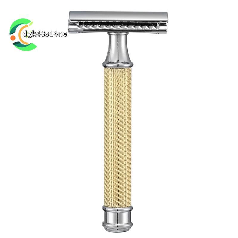 [ขายร้อน D4]New Safety Mens Folding Shaving Double Edge Classic Safety Shaver Mens
