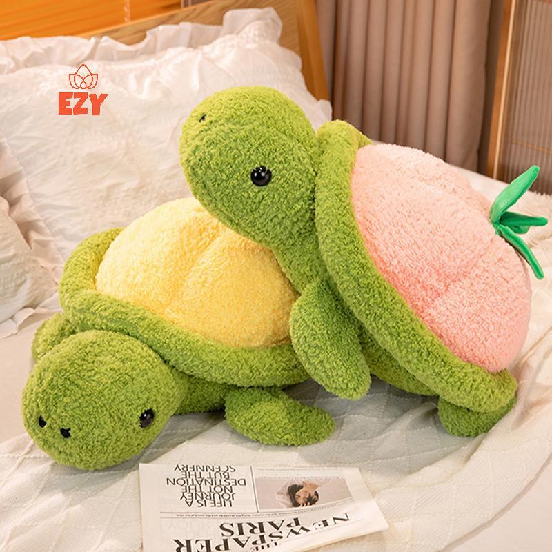 EZY น่ารักจําลองเต่าตุ๊กตาของเล่นการ์ตูนตุ๊กตาเต่าตุ๊กตานุ่มโยนหมอนของเล่นเด็กตกแต่งบ้านสําหรับของขวัญเด็กใหม่