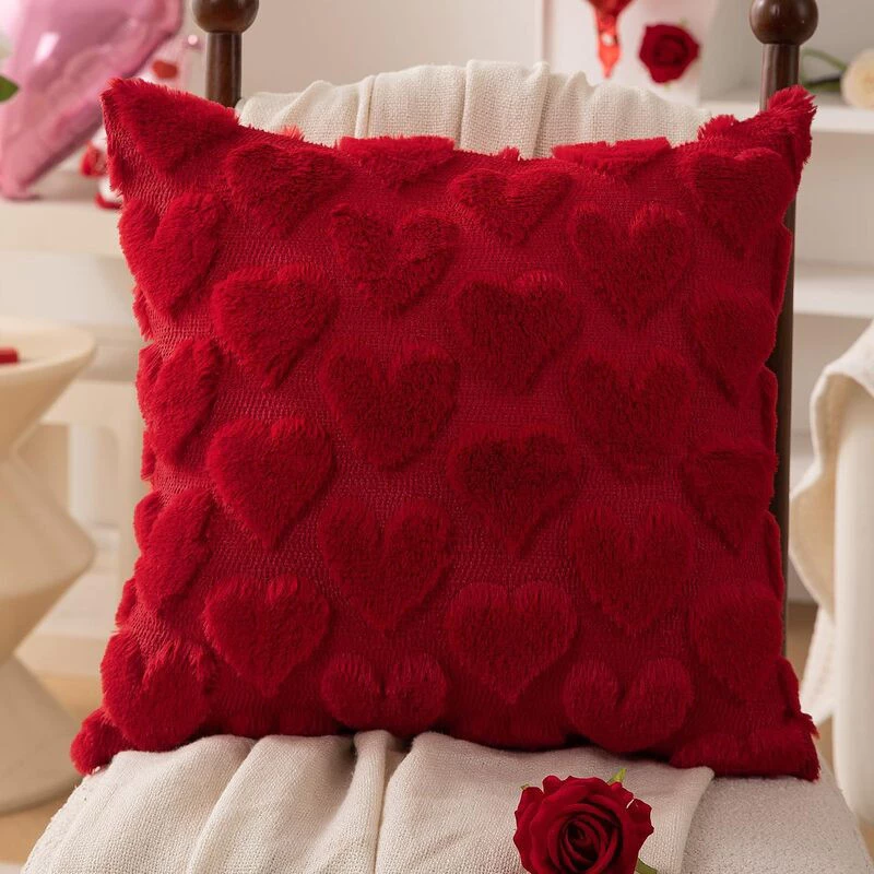 ปลอกหมอนขนสัตว์ Embroidery Heart thumbnail 5