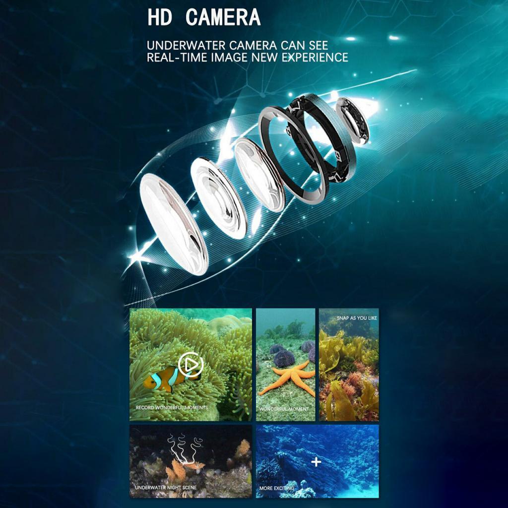 Studytool0-MY GoolRC RC เรือพร้อมกล้องสําหรับผู้ใหญ่ 6CH รีโมทคอนโทรลเรือ Pools & Lakes App ไร้สายกั