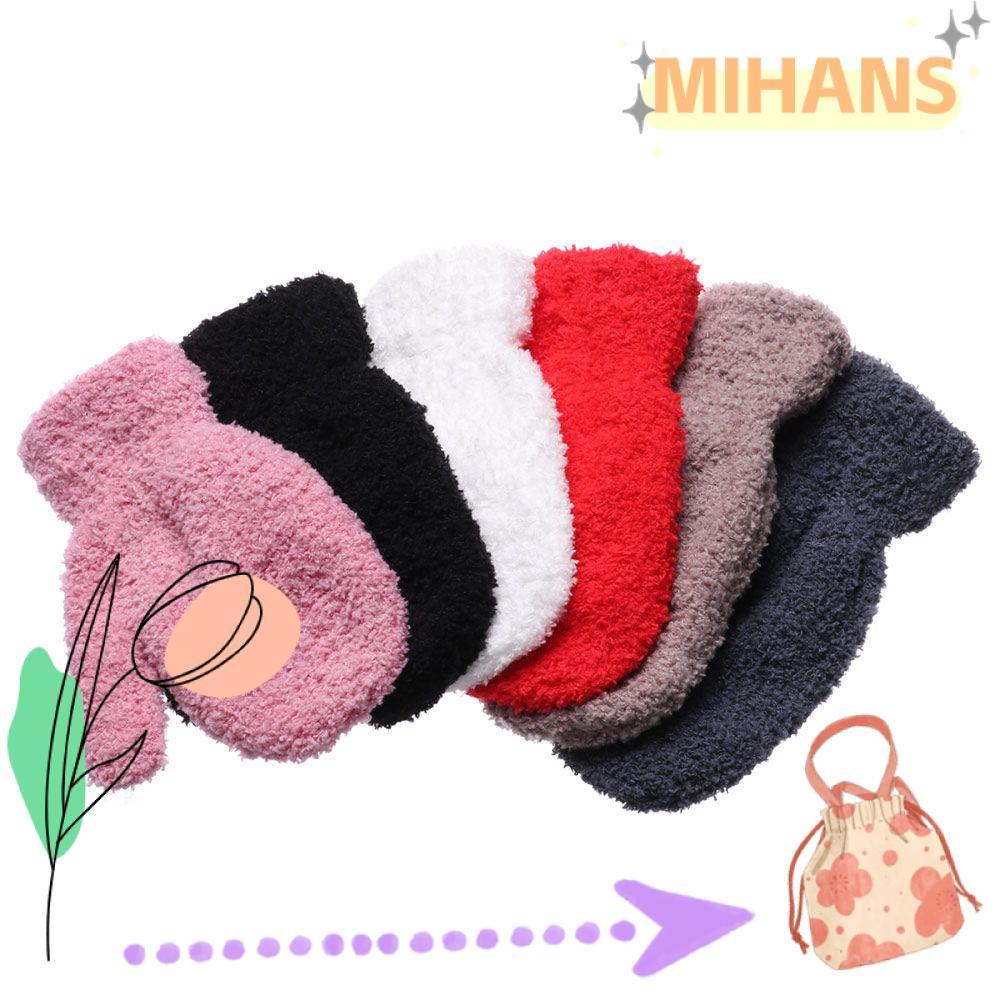 MIH Coral Plush Mittens 0-4 ปีขายร้อนการ์ตูน Soft Warm Baby Full Fingers