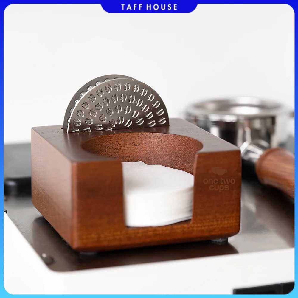 One Two Cups 2-in-1 Paper Filter Puck Screen Espresso Storage - A-52