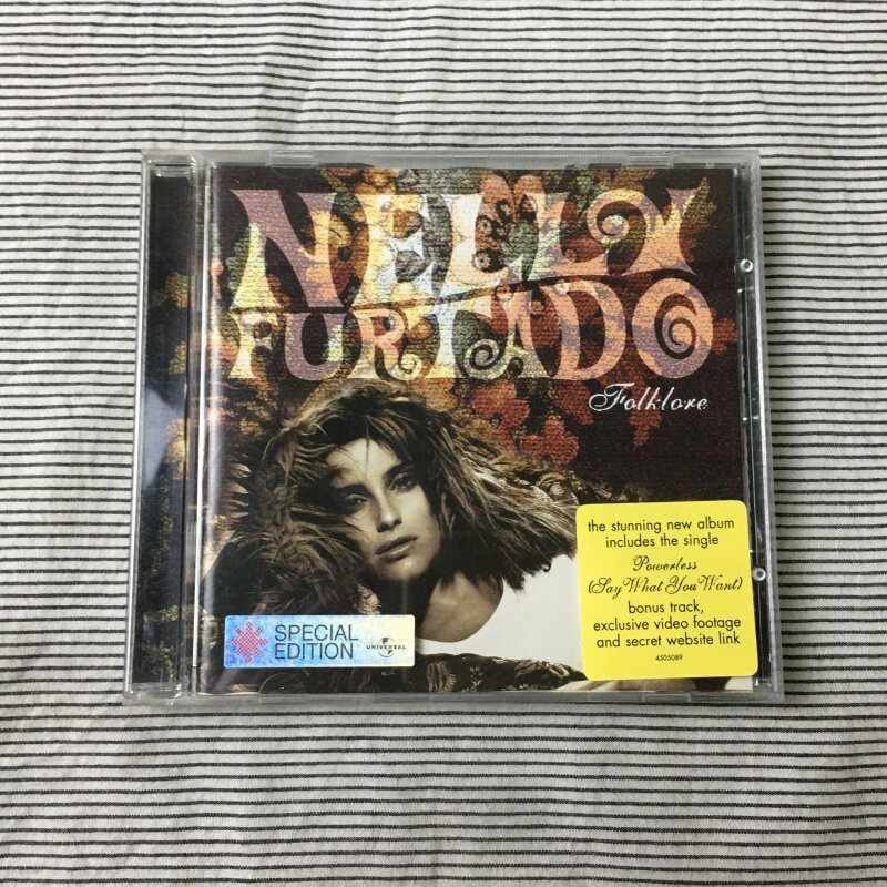 (แบบไม่ซีล ) ‎Nelly Furtado – Folklore CD youzi ซีดีและหน้ากระดาษก็ดี