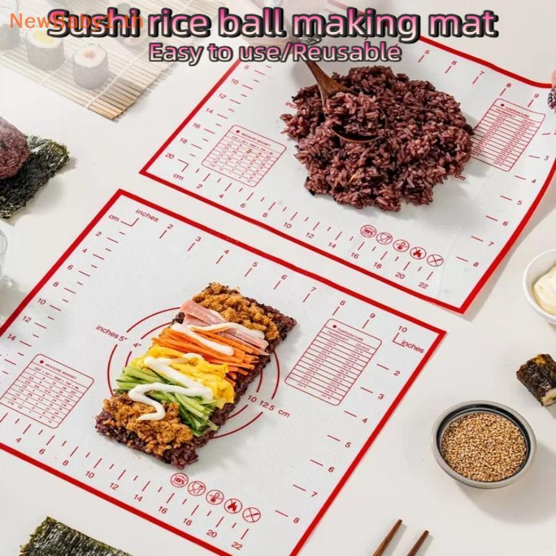 BABYONE ซิลิโคนเบเกอรี่ Mat Pastry Rolling นวด Pad ครัวเครปพิซซ่าแป้ง Non-Sti Pan Pastry Mat TH