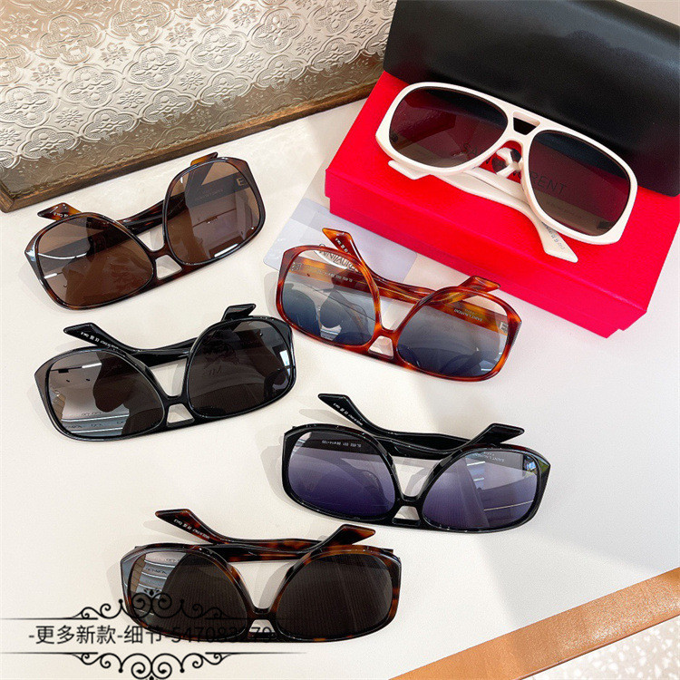 X0JR slp Women's acetate frame sunglasses Trendy internet celebrity fashion sunglasses for men sl 65