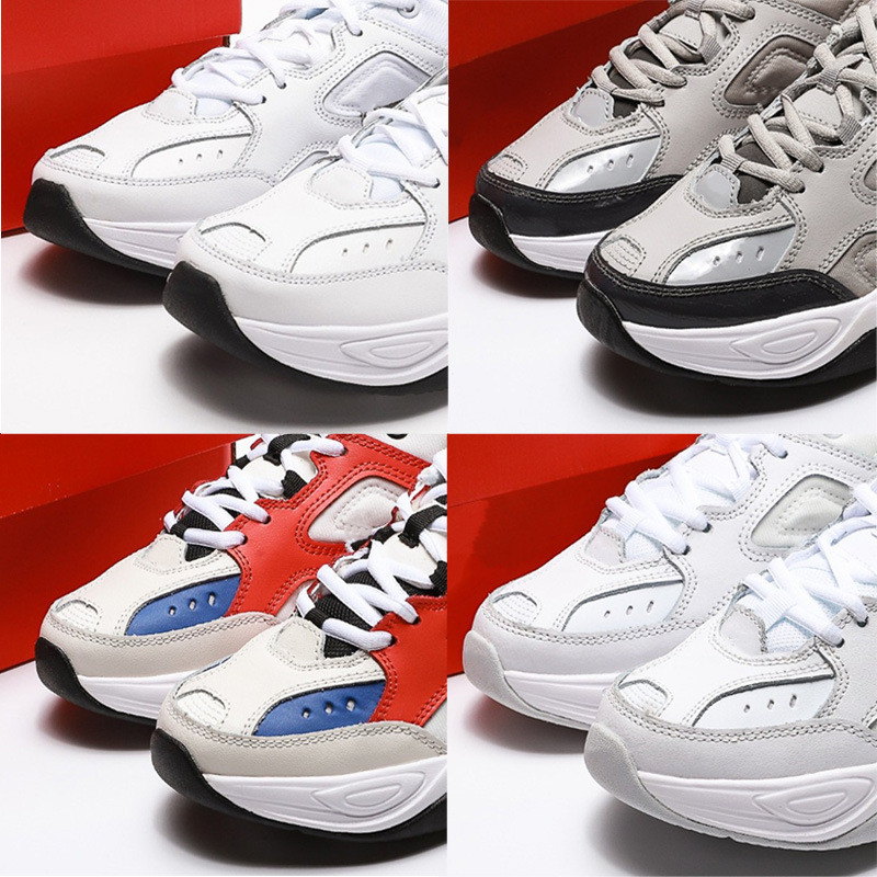 Ben M2K Daddy รองเท้า Silver ผู้ชายผู้หญิงรองเท้าคู่กีฬารองเท้าเพิ่มความสูง Retro Daddy รองเท้ารองเท